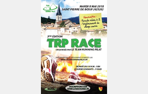 TRP Race - 3ème Edition le 08 mai 2018